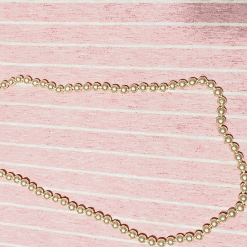 Faux pear necklace